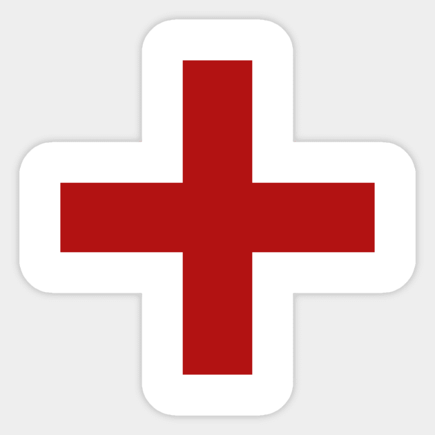 Red Cross Sticker by GMAT